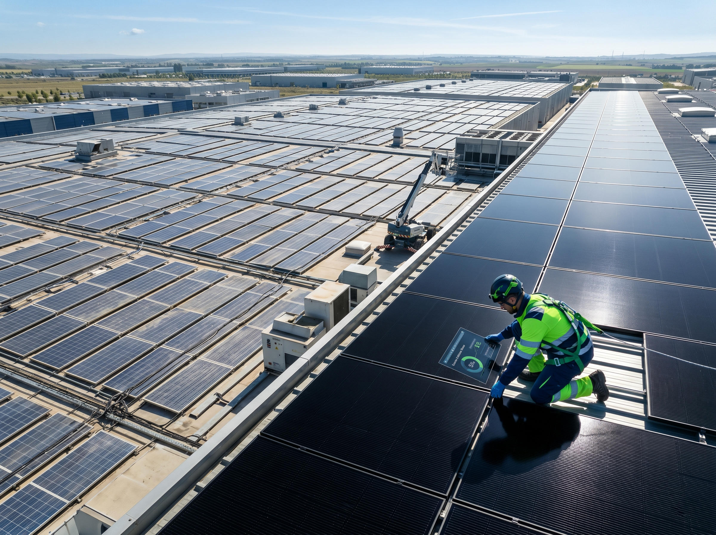 Intervento di revamping su impianto fotovoltaico industriale